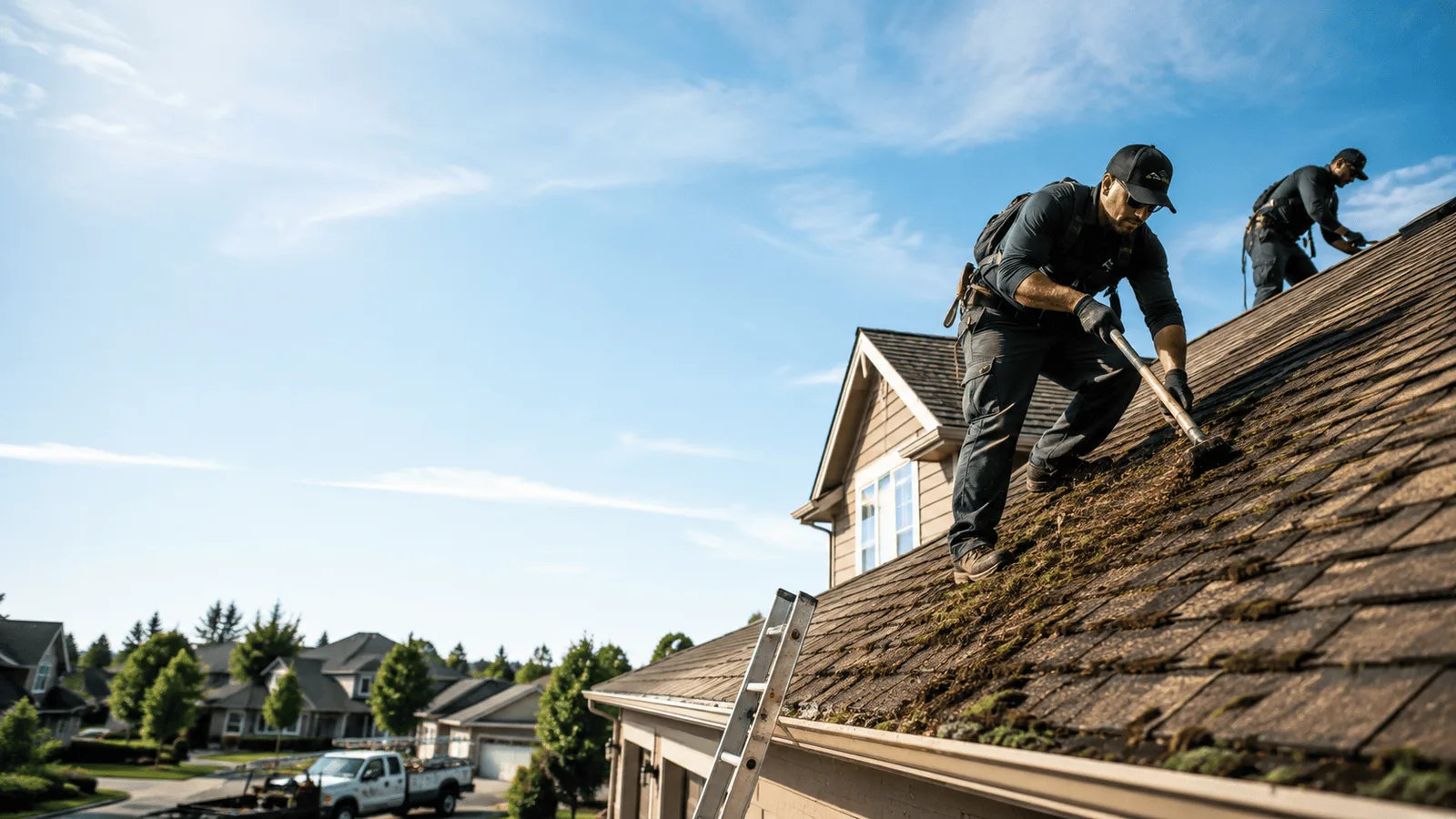 Roof Moss Removal in Kerrick, MN near me